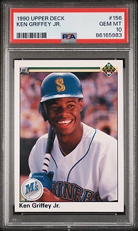 1990 Upper Deck 156 Ken Griffey Jr. PSA 10