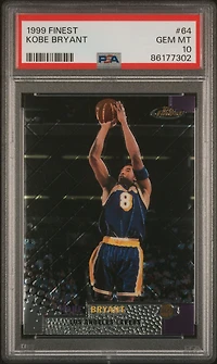 1999 Finest 64 Kobe Bryant PSA 10