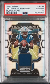 2023 Panini Prizm Rookie Gear Rgar Anthony Richardson PSA 10