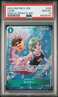 2023 One Piece Japanese Wings Of The Captain 025 Camie Alternate Art PSA