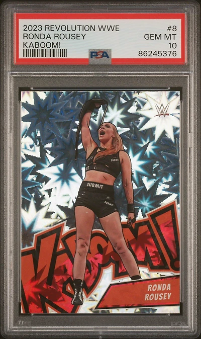 2023 Panini Revolution Wwe Kaboom! 8 Ronda Rousey PSA 10