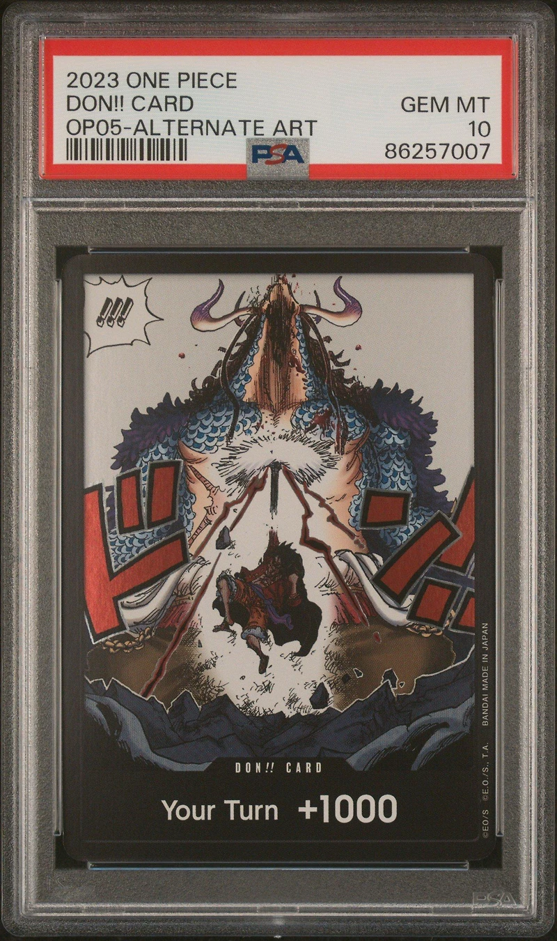 2023 One Piece Awakening Of The New Era Don!! Card Alternate Art PSA 10