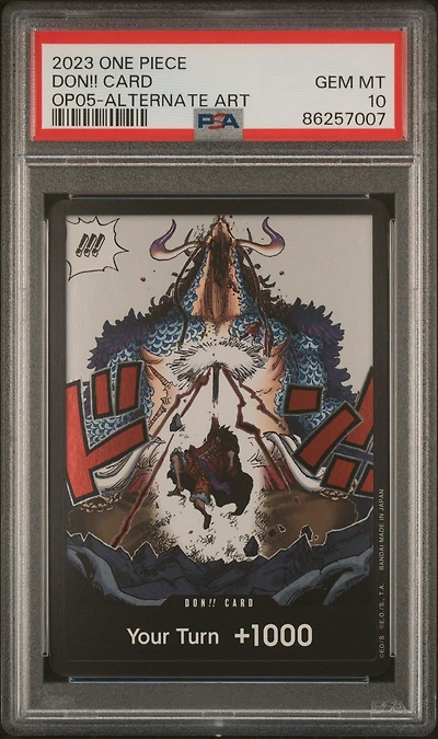 2023 One Piece Awakening Of The New Era Don!! Card Alternate Art PSA 10