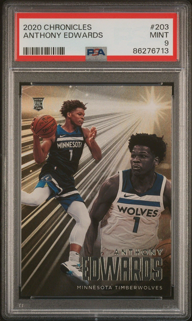 2020 Panini Chronicles Anthony Edwards PSA