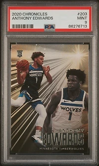 2020 Panini Chronicles Anthony Edwards PSA