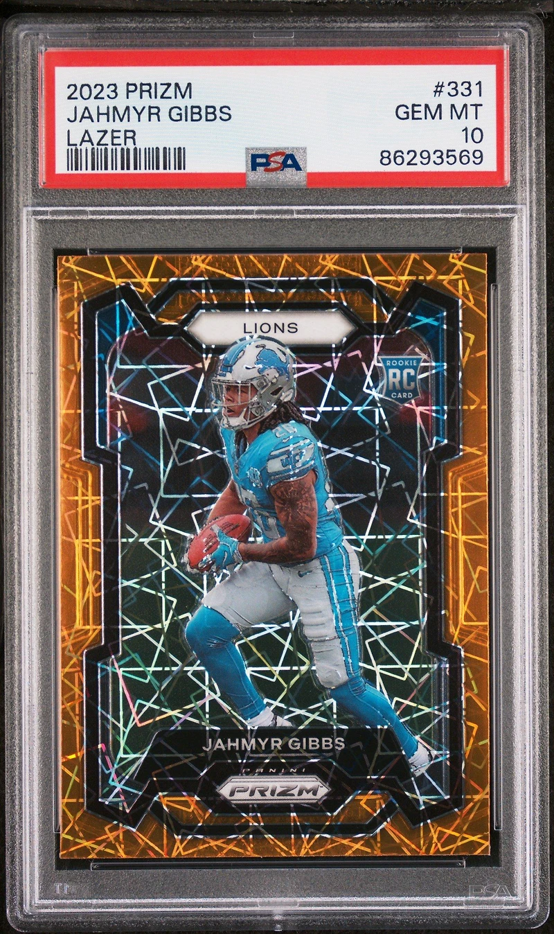 2023 Panini Prizm 331 Jahmyr Gibbs PSA 10