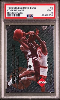 1996 Collector's Edge Rookie Rage 6 Kobe Bryant PSA 9