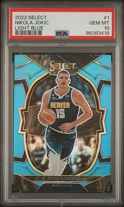 2022 Panini Select 1 Nikola Jokic PSA 10