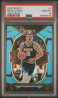 2022 Panini Select 1 Nikola Jokic PSA 10