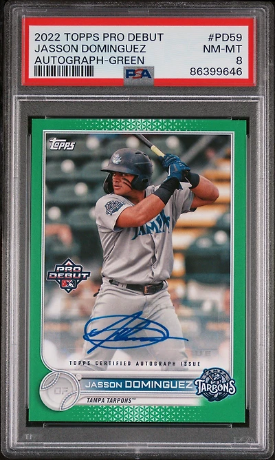 2022 Topps Pro Debut Pd59 Jasson Dominguez Autograph- PSA