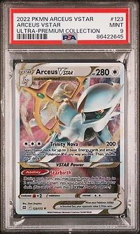 2022 Pokemon Arceus Vstar Ultra-premium Collection 123 Arceus Vstar PSA 9