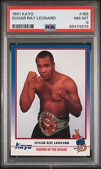1991 Kayo 156 Sugar Ray Leonard PSA 8