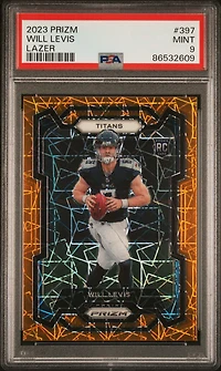 2023 Panini Prizm 397 Will Levis Lazer Prizm PSA