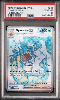 2023 Pokemon Svi En-scarlet & Violet 225 Gyarados Ex Ultra Rare PSA 10