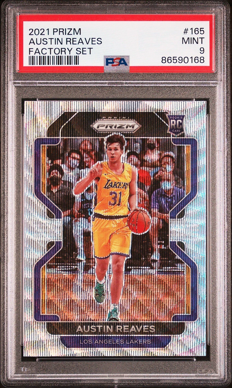2021 Panini Prizm Factory Set 165 Austin Reaves PSA 9