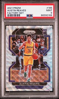 2021 Panini Prizm Factory Set 165 Austin Reaves PSA 9