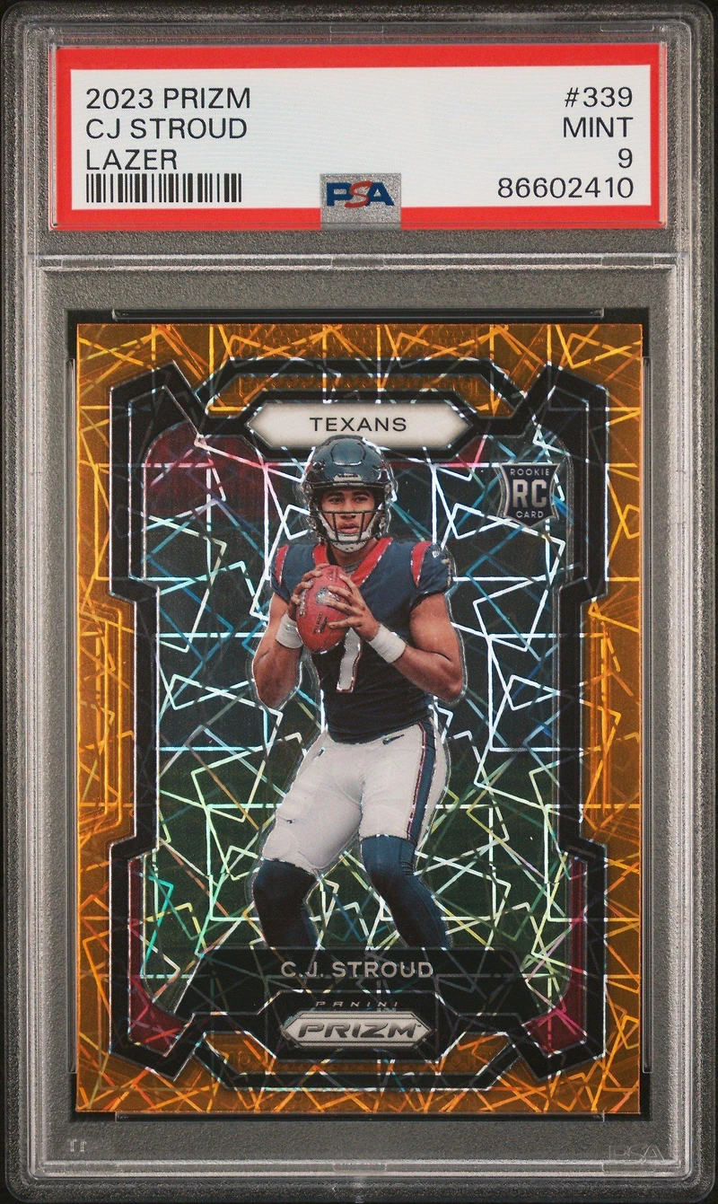 2023 Panini Prizm 339 Cj Stroud Lazer Prizm PSA