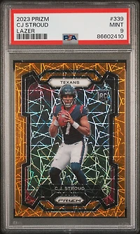 2023 Panini Prizm 339 Cj Stroud Lazer Prizm PSA