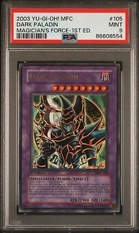 2003 Yu-gi-oh! Mfc-magician's Force 105 Dark Paladin 1st Edition PSA 9