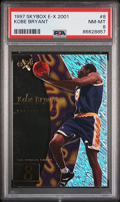 1997 Skybox E-x2001 8 Kobe Bryant PSA 8
