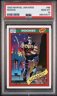 1990 Marvel Universe 86 Nomad PSA 10