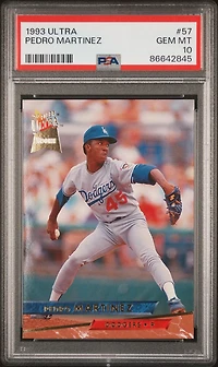 1993 Ultra 57 Pedro Martinez PSA 10