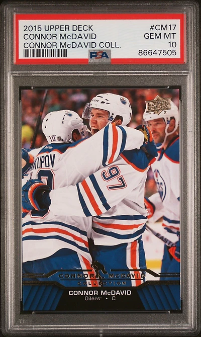 2015 Upper Deck Connor Mcdavid Collection Cm- Connor Mcdavid PSA 10