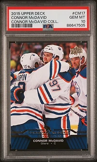 2015 Upper Deck Connor Mcdavid Collection Cm- Connor Mcdavid PSA 10