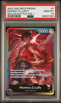 2023 One Piece Promos Monkey D. Luffy PSA 10