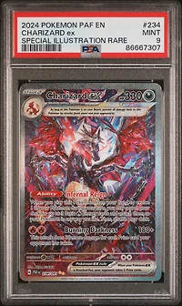 2024 Pokemon Paf En-paldean Fates 234 Charizard Ex Special Illustration Rare PSA