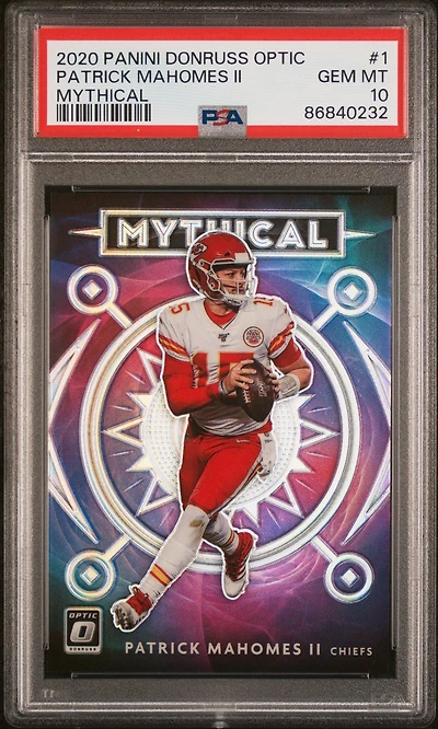 Panini Donruss Optic Mythical Patrick Mahomes Ii PSA