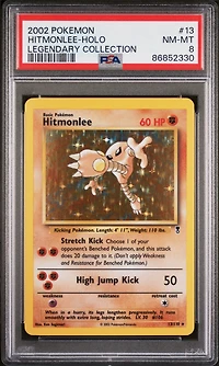 2002 Pokemon Legendary Collection 13 Hitmonlee-holo PSA 8