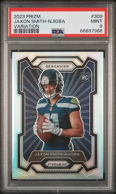 2023 Panini Prizm 309 Jaxon Smith-njigba Variation PSA