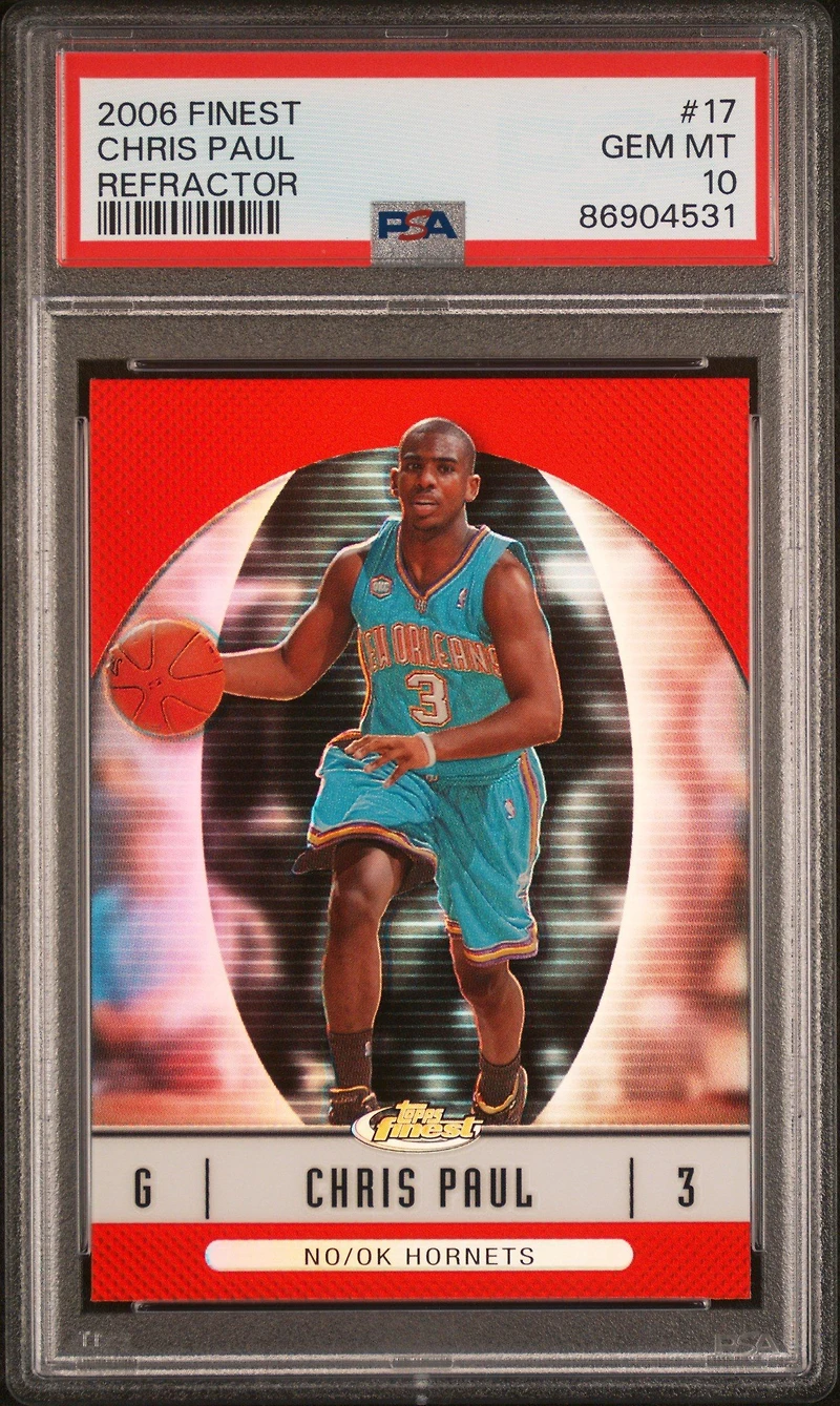 2006 Finest 17 Chris Paul Refractor PSA 10
