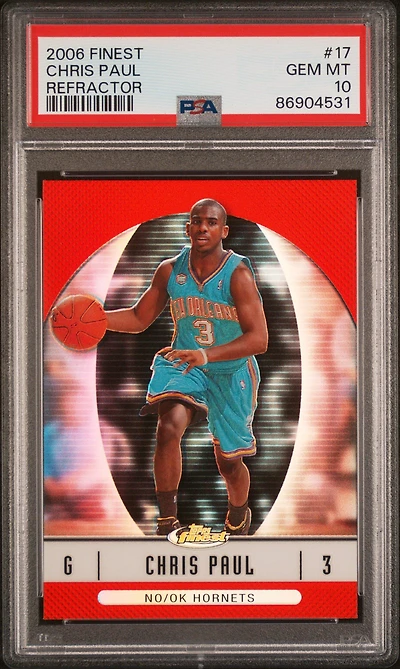2006 Finest 17 Chris Paul Refractor PSA 10