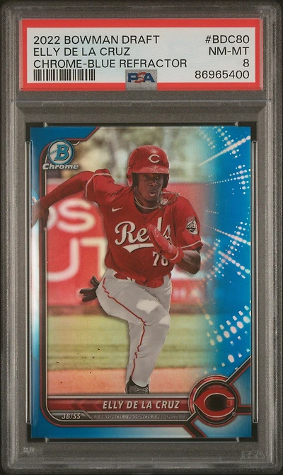 2022 Bowman Draft Bdc80 Elly De La Cruz PSA 8