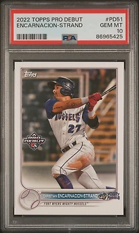 2022 Topps Pro Debut Pd51 Christian Encarnacion-strand PSA 10