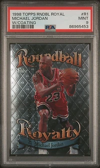 1998 Topps Roundball Royalty R1 Michael Jordan W/coating PSA 9