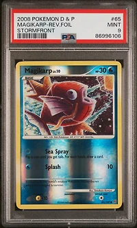 2008 Pokemon Diamond & Pearl Stormfront 65 Magikarp-reverse Foil PSA 9