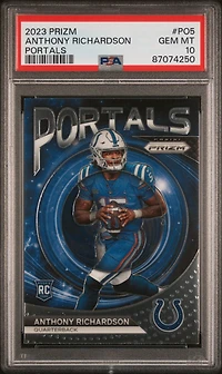 2023 Panini Prizm Portals Po5 Anthony Richardson PSA 10