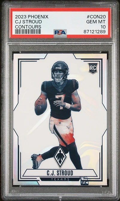 2023 Panini Phoenix Contours Con20 Cj Stroud PSA