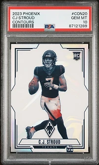 2023 Panini Phoenix Contours Con20 Cj Stroud PSA