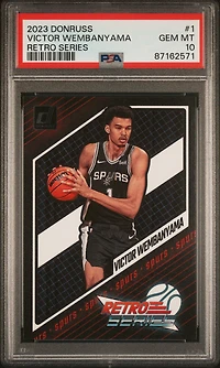 2023 Panini Donruss Retro Series 1 Victor Wembanyama PSA