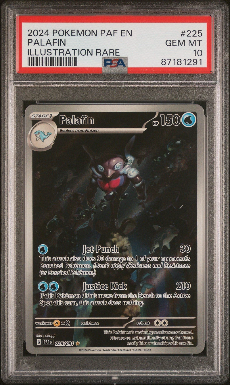 2024 Pokemon Paf En-paldean Fates 225 Palafin PSA