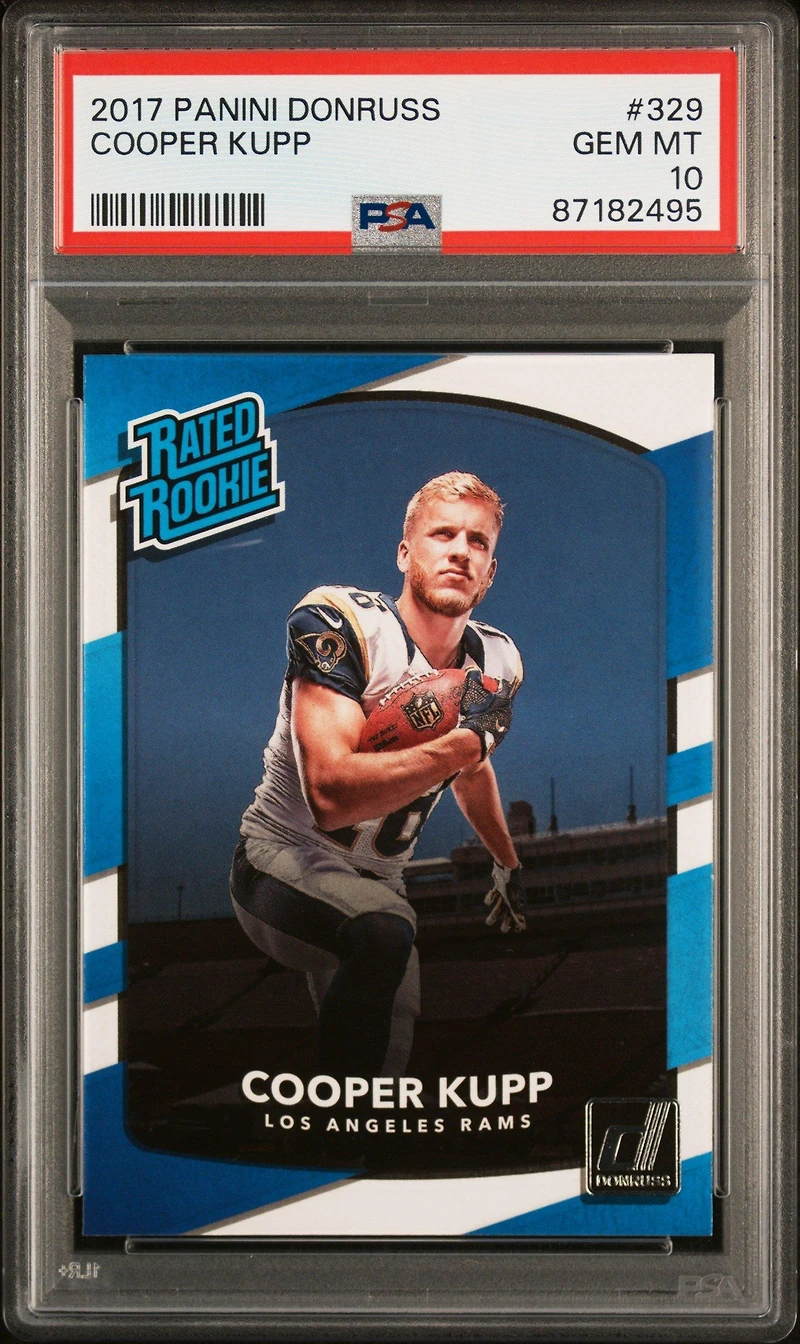 2017 Panini Donruss 329 Cooper Kupp PSA 10