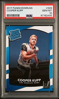 2017 Panini Donruss 329 Cooper Kupp PSA 10
