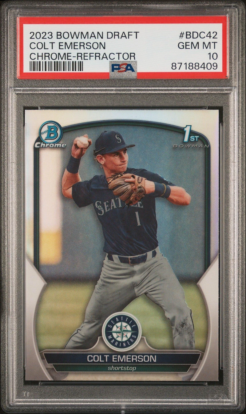 2023 Bowman Draft Bdc42 Colt Emerson PSA 10