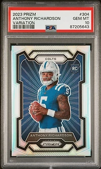 2023 Panini Prizm 304 Anthony Richardson Variation PSA