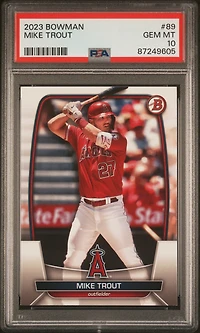 2023 Bowman 89 Mike Trout PSA 10