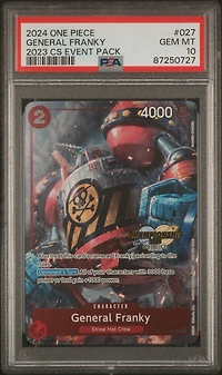 2024 One Piece Championship 2023 Event Pack 027 General Franky PSA 10